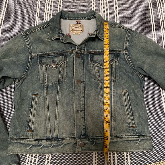 NWOT Polo Bear Jacket / Polo Ralph Lauren Jeans Suit Bear Trucker Jacket - Picture 5 of 6